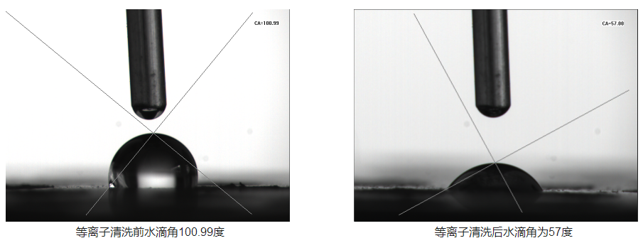 图4-豆奶视频在线观看豆奶视频APP官网机处理的航天连接器底座水滴角变化